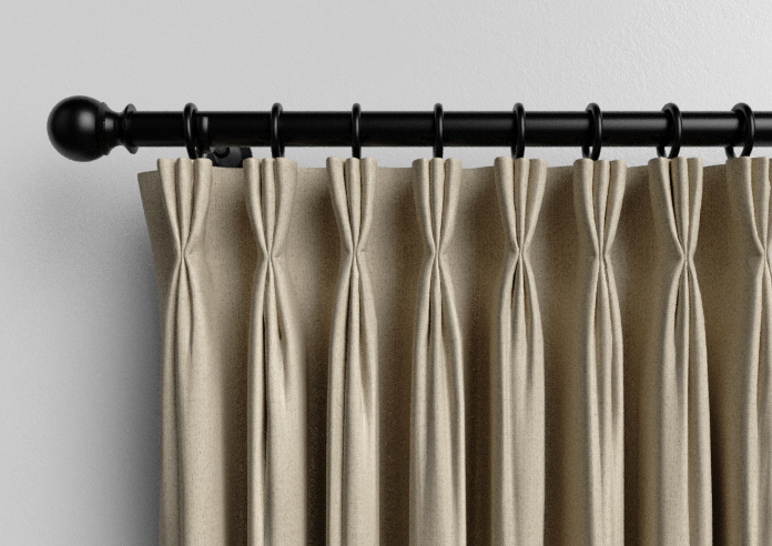 Roslin (Blackout), Monroe Bisque - Made to Measure Curtains - Image 11